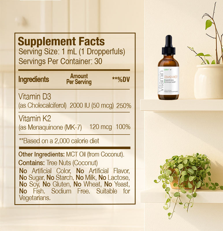 Vitamin D3+K2+MCT Oil